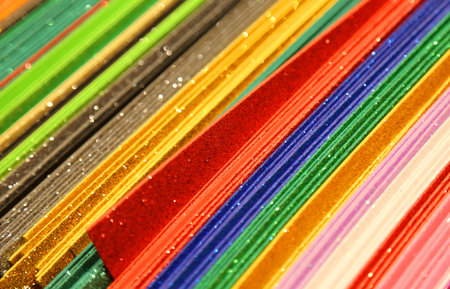 multicolor Paper glitter for decorations and decoupage