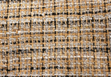 closeup of rough textile woven wires