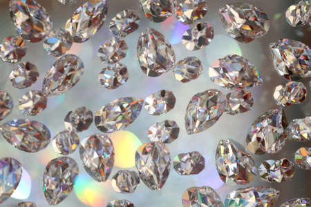 Brilliant background with diamondsの写真素材