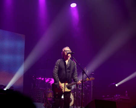 Vicenza, PD, Padua - May 19, 2017: Live Concert of Umberto Tozzi a famous Italian singer and song-writerのeditorial素材