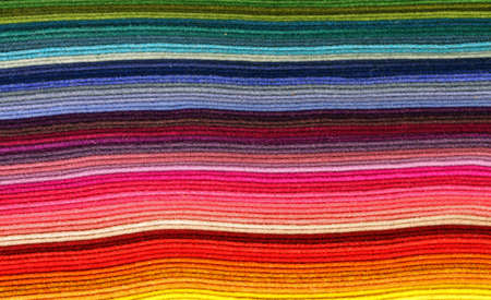 many colored of fabric of many colors for saleの写真素材