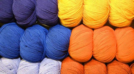 balls of wool to create many handmade sweaters