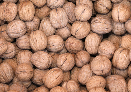 background of organic walnuts for sale
