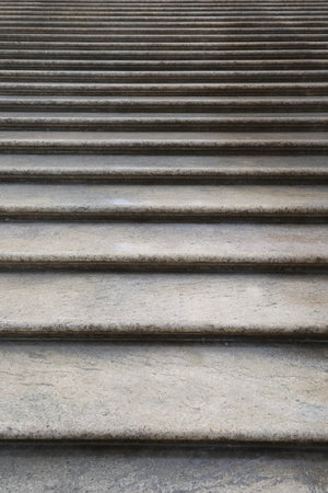 endless stairway with many wide steps and no people