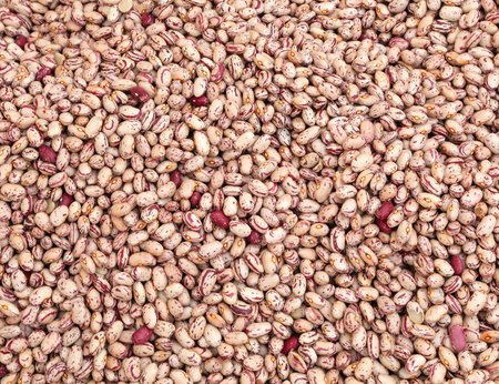 background of dried beans for sale in the vegetable market