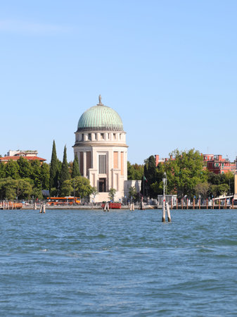 Votive Temple and Memorial military near Venice Lido in Italy