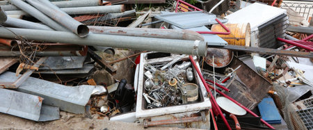 metal in the large recycler landfill to recover used objects and be able to recycle them in order...