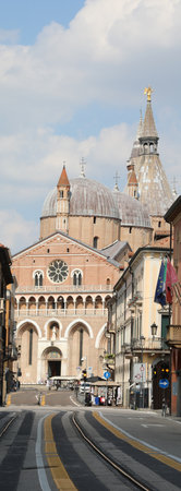 Basilica of Saint Anthony in the city of Padua in the Veneto region in northern Italyの写真素材
