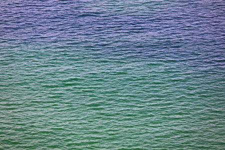 simple background of sea water with shades of blue and blue without people and without boats ideal as a simple backdropの写真素材