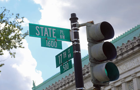 street sign for 17th street and State street