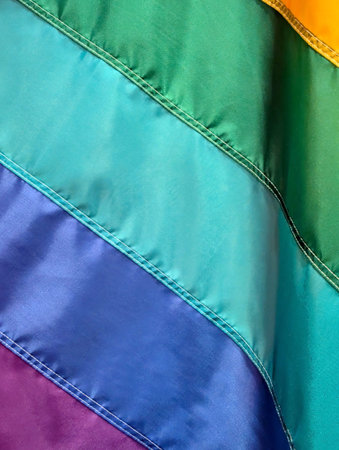 colors of the peace flag joined together symbolizing peace equality and justice