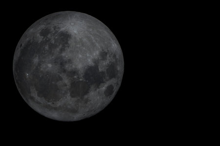 the full moon at night