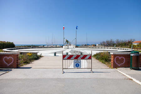 Covid 19 lockdown in Italyのeditorial素材