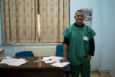 Gaza Strip: Palestine Childrens Relief Fund doctors visit and operate on children with heart problemsのeditorial素材
