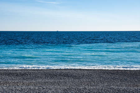 Sea in stripesの写真素材