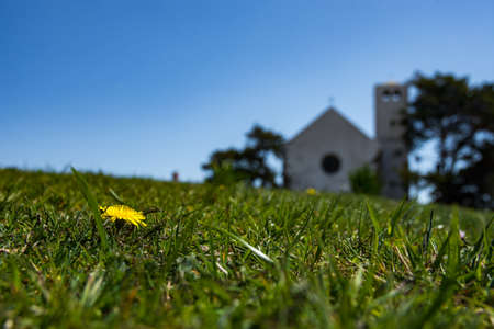 Church on the hillの写真素材