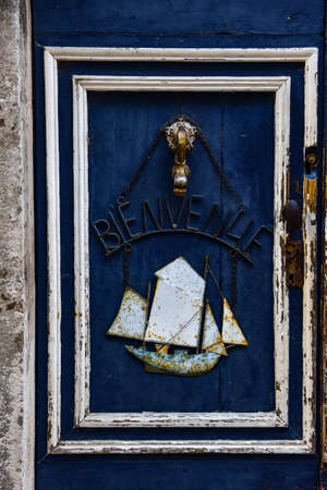 Welcome. Gruissan, Franceの写真素材