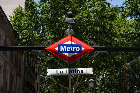 Metro La Latina, Madrid - Spainのeditorial素材