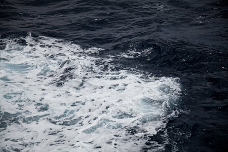 Waves on the surface of the Atlantic Ocean.の写真素材