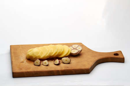 the tuber is used in both simple and gourmet dishes around the worldの写真素材