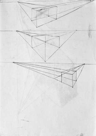 different planes on paperの写真素材