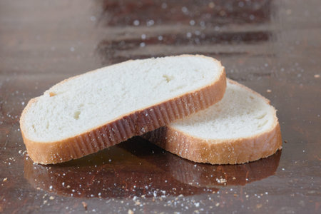 loaf of white is delicious on a table