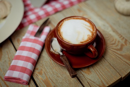 cup of coffee cappuccinoの写真素材