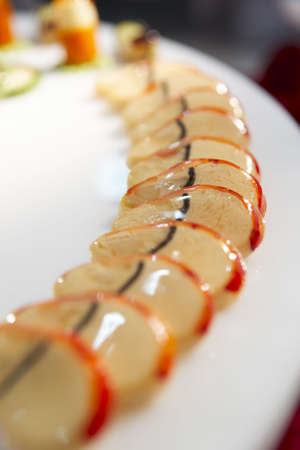 Tasty snack on restaurant table, shallow focusの写真素材