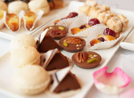 Sweets on banquet table - picture taken during catering eventの写真素材