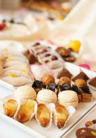 Sweets on banquet table - picture taken during catering eventの写真素材