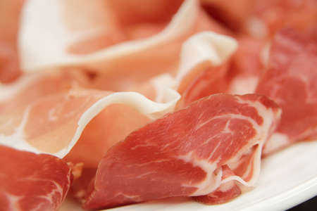 Prosciutto ham - Italian food stapleの写真素材