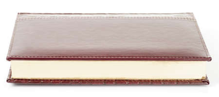 Daily planner on white background with shadowの写真素材