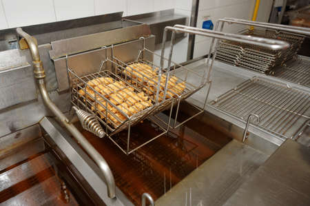 Chicken nuggets fried in oil, junk foodの写真素材