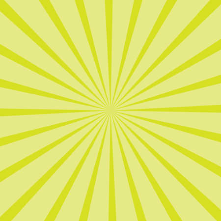 Abstract background. The rays coming from the green on light green background centerのイラスト素材