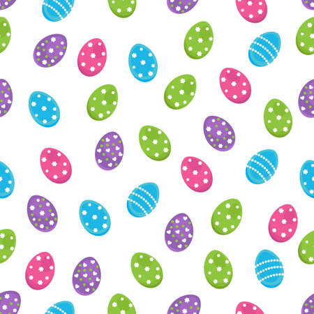 Vector seamless pattern with an Easter themeのイラスト素材