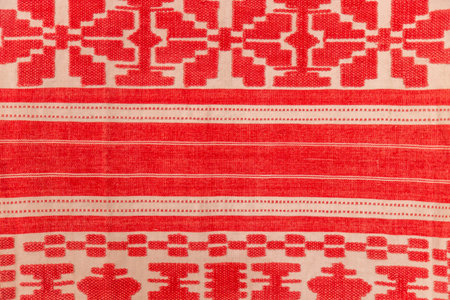 Traditional old Russian pattern. vintage  handmade background