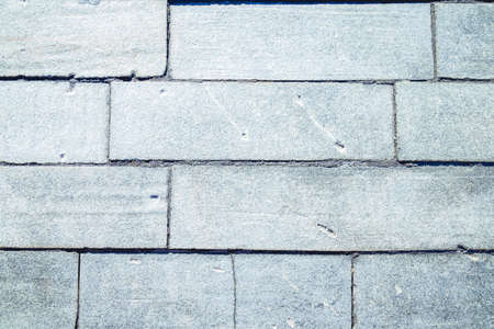 Texture of old brick wall close upの写真素材