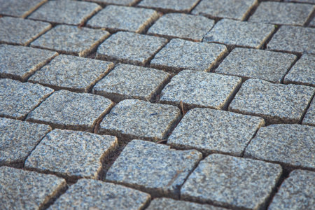 old pavement close up on the street