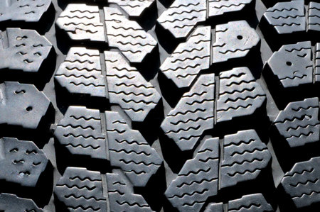 Automobile wheel protector close up.