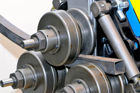 The industrial device for bending of metal pipes and plates