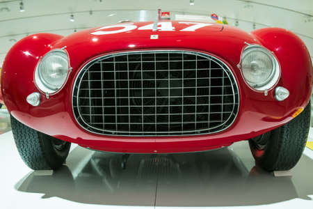 Front detail Ferrari 340 MM Vignaleのeditorial素材