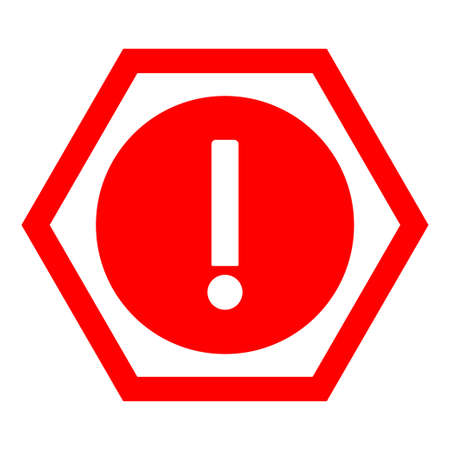 Sign stop red vector illustrationのイラスト素材