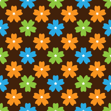 The illustration brown pattern for backgroundのイラスト素材