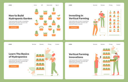 Vertical Indoor Farming Royalty Free Vector Graphics