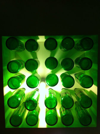 beer bottle lighting