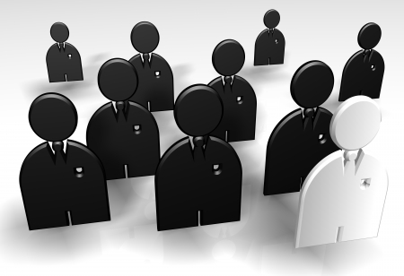 the white in frontの写真素材