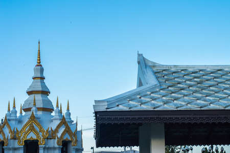 Pavilion and the place worship in the publicの写真素材