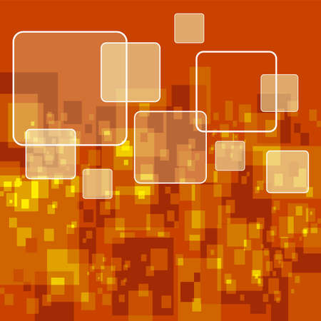 Orange Digital Backgroundのイラスト素材