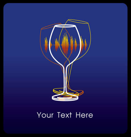 Wine glass のイラスト素材