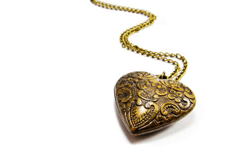 Brass hearts の写真素材